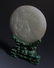 CHINESE JADE SCREEN ON TURQUOISE STAND - 2