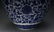 CHINESE BLUE & WHITE QIAN LONG VASE - 7