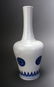 CHINESE KANGXI MARKED BLUE AND WHITE BOTTLE VASE - 3