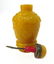 CHINESE YELLOW PEKING GLASS SNUFF BOTTLE - 3