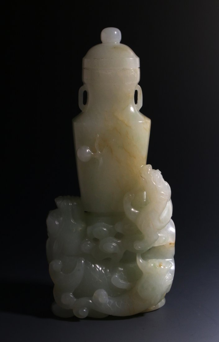 CHINESE WHITE JADE URN (1 of 8)