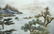 CHINESE 20TH C FAMILLE VERTE PORCELAIN PLAQUE - 3