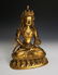CHINESE QING DYNASTY GILT BRONZE BUDDHA - 7