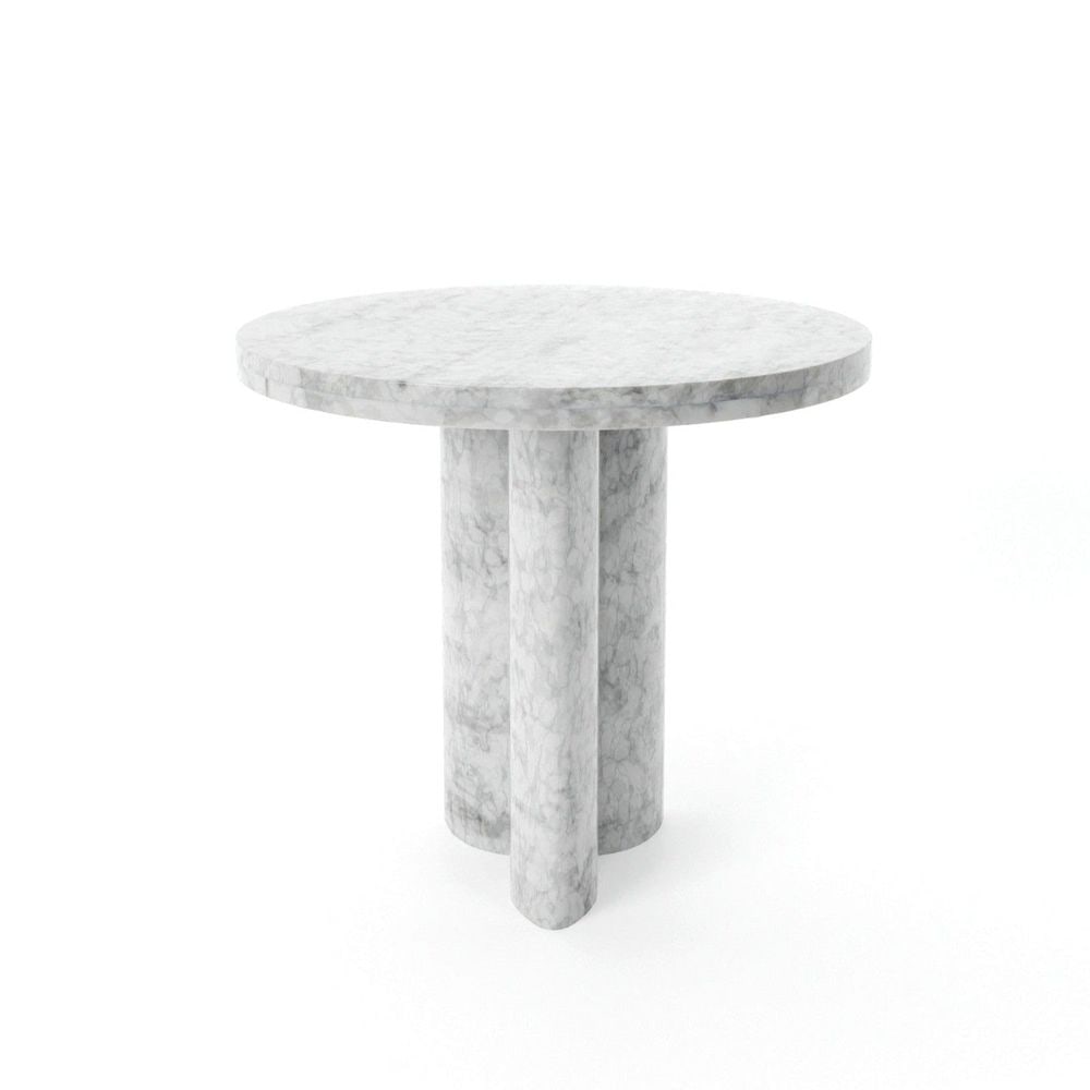 Giacomo Fluted Marble Side Table (1 of 5)