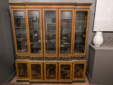 Large Drexel 5 Door Breakfront/China Cabinet
