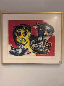 Karel Appel "Wild Horse Rider" Lithograph