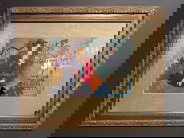 Itzchak Tarkay Serigraph