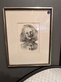 Velasquez by Salvador Dali Etching