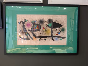 Joan Miró Abstract Sculptures, 1974 Lithograph signed
