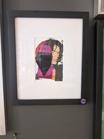 Mick Jagger By Andy Warhol Screen print