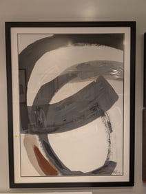 Abstract geometric Print Signed