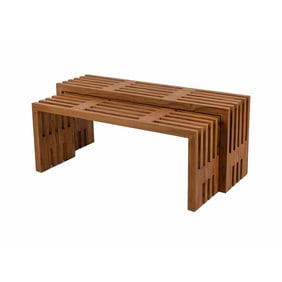 Jensen Slatted Nesting Bench