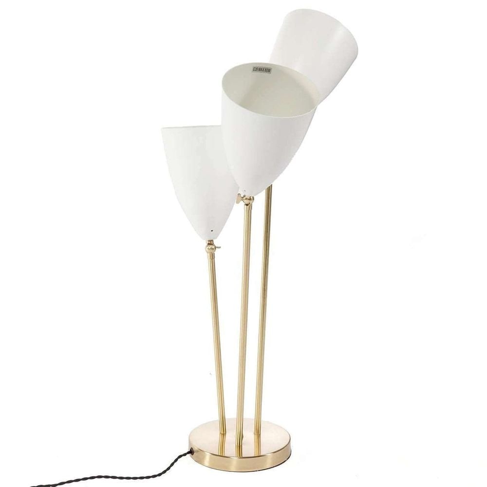 Grossman Triple Table Lamp - White (1 of 3)