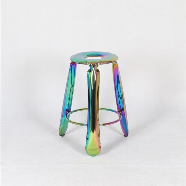 Set of 2 Balloon Counter Stools- Oil Slick (1 of 9)
