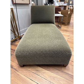 Donghia Mohair Upholstered Chaise Lounge *