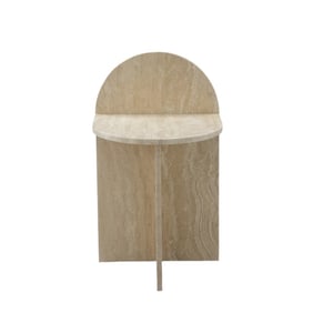 Kopernik Travertine Side Table