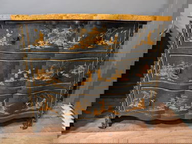 Three Drawer Chinoiserie Style Dresser