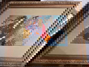 Itzchak Tarkay Serigraph *