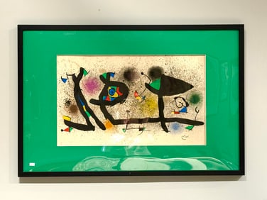 Joan Miró Abstract Sculptures, 1974 Lithograph signed *