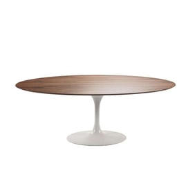 Pedestal Dining Table - 77 Oval - Walnut