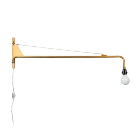 Gannon Rotating Wall Lamp - Brass