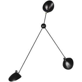 Mouille Inspired Three Arm Spider Wall Sconce