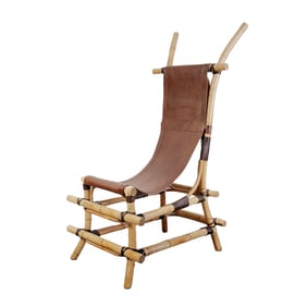 Orosco Leather Gazelle Chair