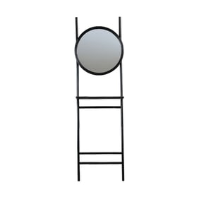 Aleida Standing Entry Mirror with Shelf