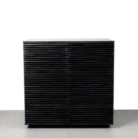 Jensen Slatted Teak Bar Cabinet