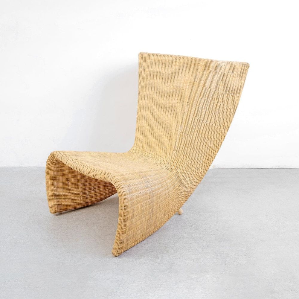 Rattan Felt Chair (1 of 7)