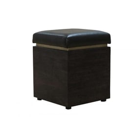 Stein Storage Ottoman - Leather