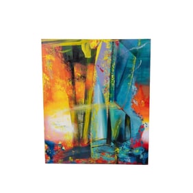 Bitcoin Emersion Oil on Canvas 40 x 48 in