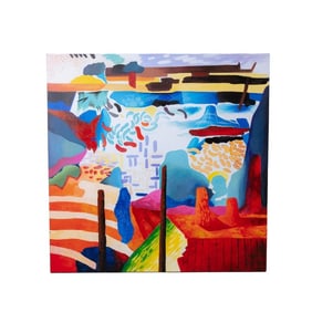 Vertical Oil on Canvas 48 x 48 in