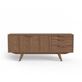 Collier Credenza - Tan Walnut