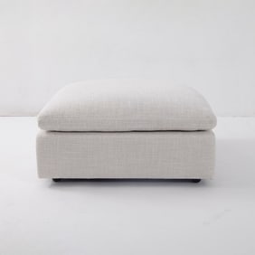 Plush Ottoman - Square
