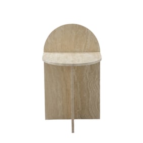 Kopernik Travertine Side Table