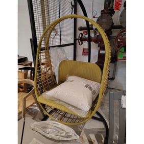 Heri Hanging Chair Frame & Cushion by Skyline