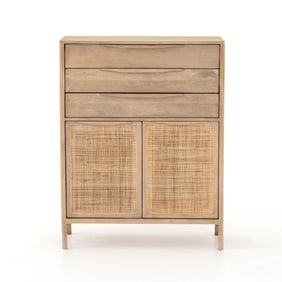 Loraine Tall Dresser - Natural Mango