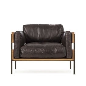 Carson II Chair - Antique Espresso Leather by Sonder Living * (1 of 5)