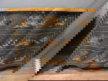 Three Drawer Chinoiserie Style Dresser (1 of 14)