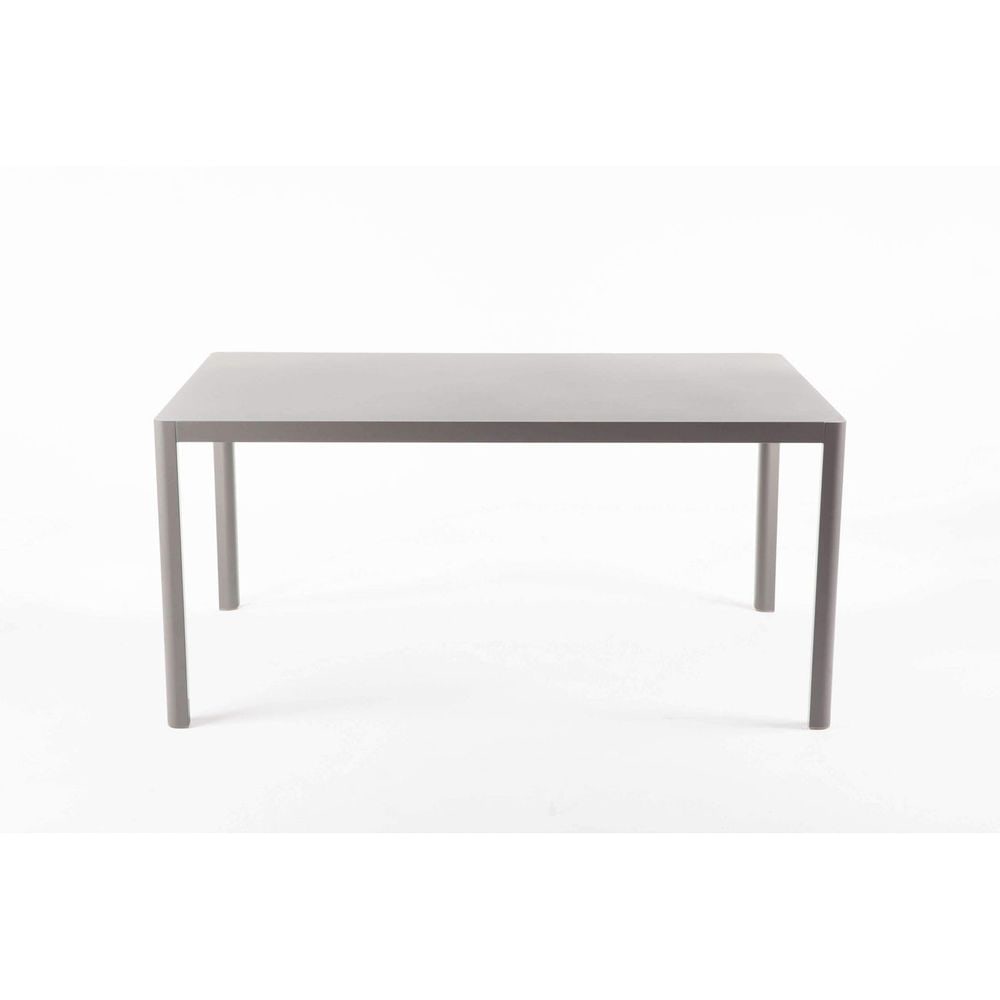 Leoda Rectangular Metal Outdoor Dining Table (1 of 4)