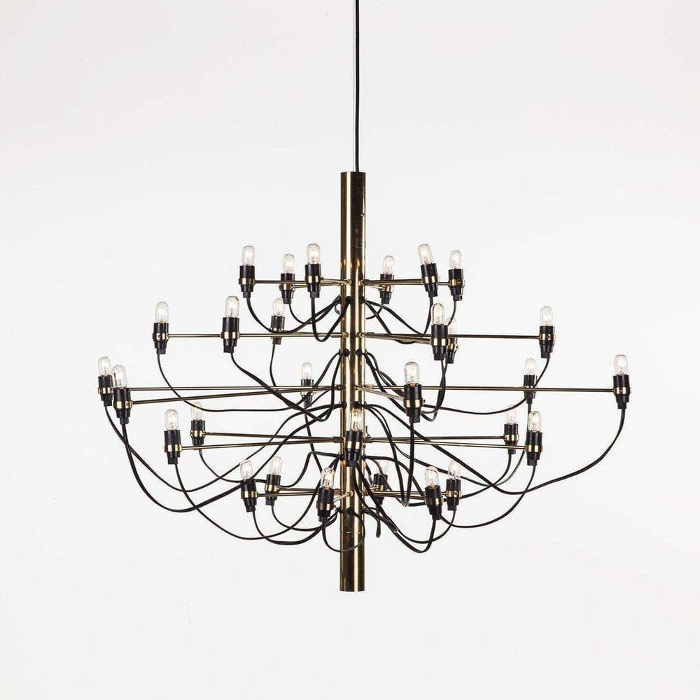 Sarfatti Style 2097 Brass Chandelier (1 of 2)