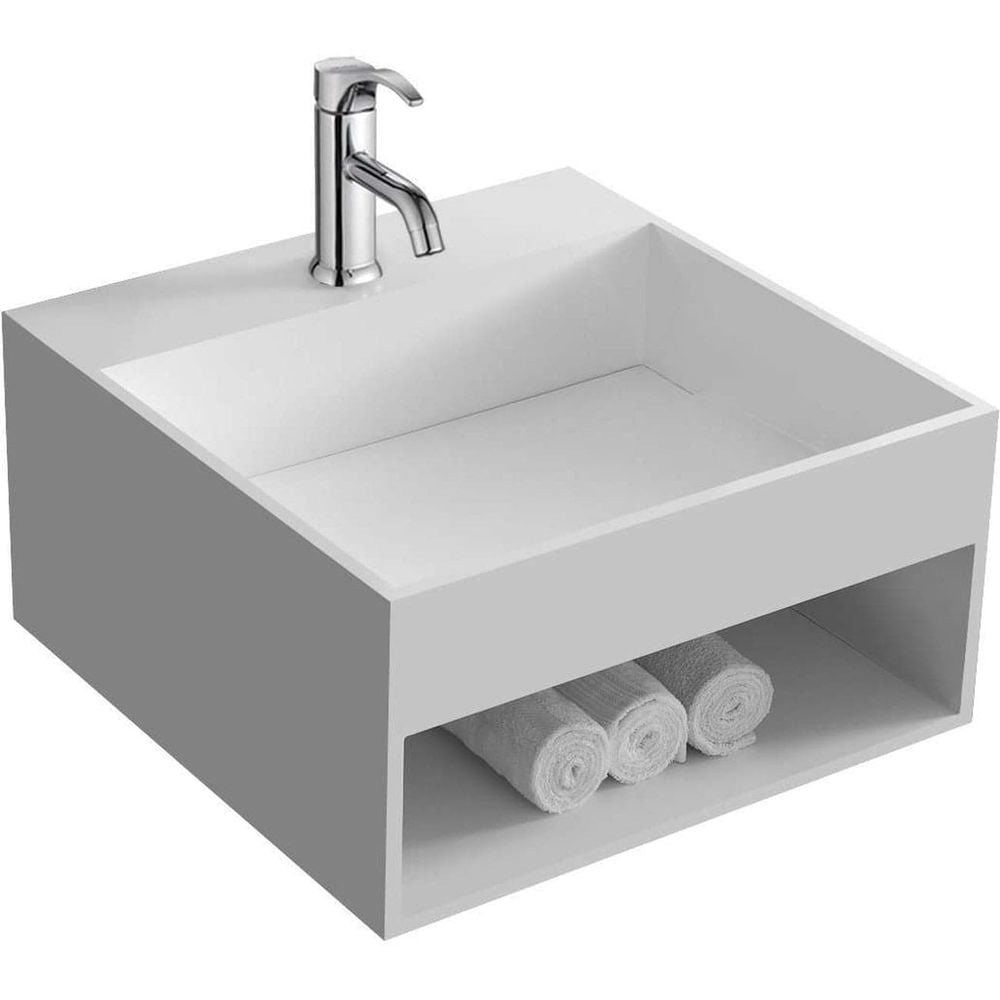 Eaman Solid Surface Floating Sink Vanity (1 of 1)