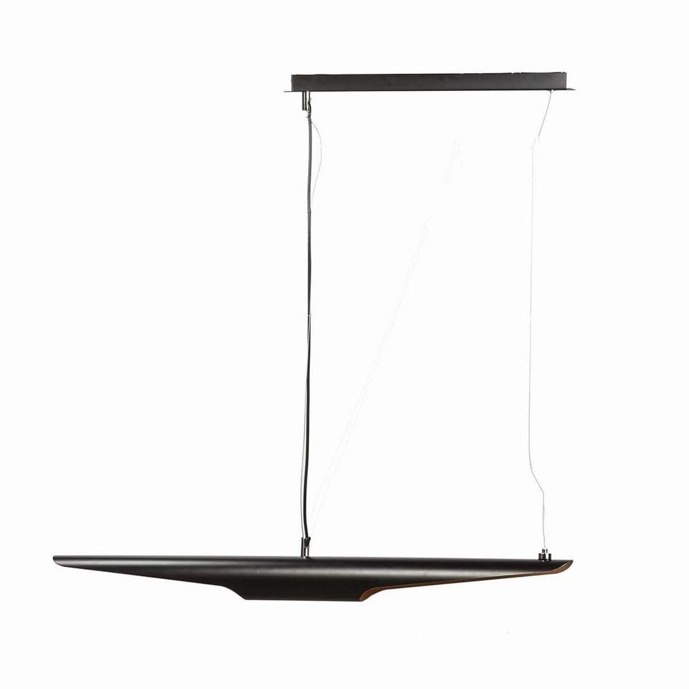 Modern Coltrane Suspension Lamp: Size: 39.4 H x 31.5 L x 31.5 WCord Length: 1.8 MetersMaterials: AluminumFinish: Satin BlackBulb Type: (2) G9 LED 2W (Included)Weight: 8 lbsFeatures Adjustable Angle Sleek and sophisticated this