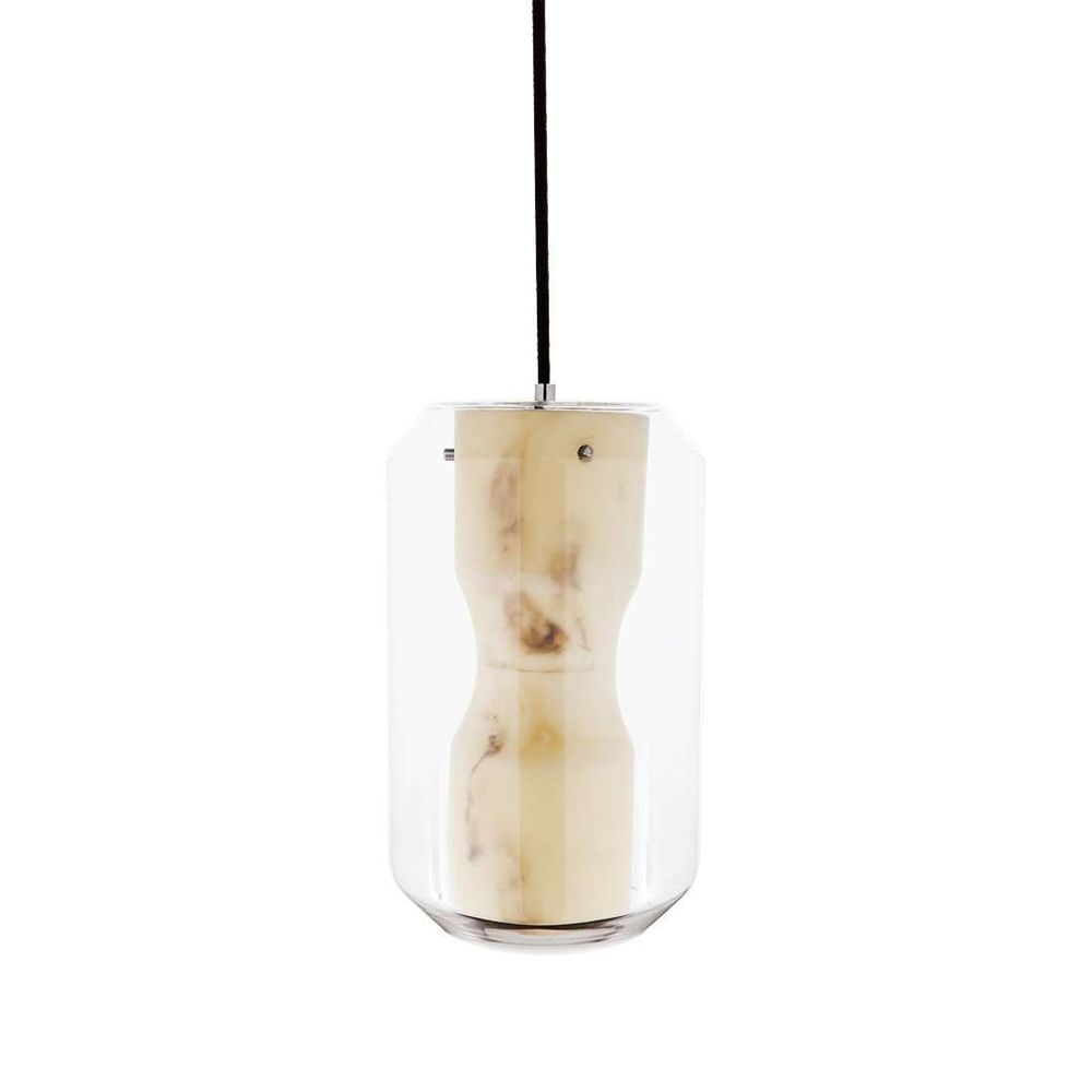 Grace Marble & Glass Pendant Lamp - Tall (1 of 4)