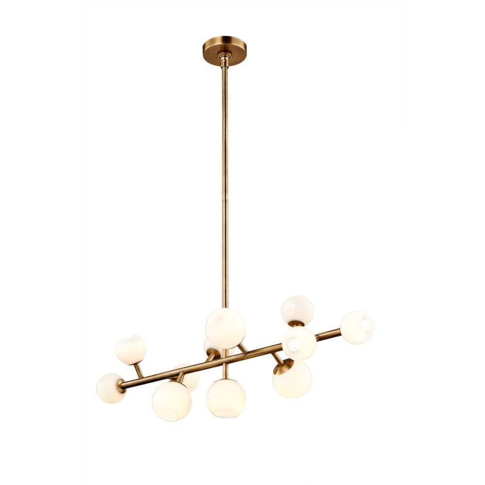 Vaccinium Branching Globe Linear Chandelier (1 of 5)