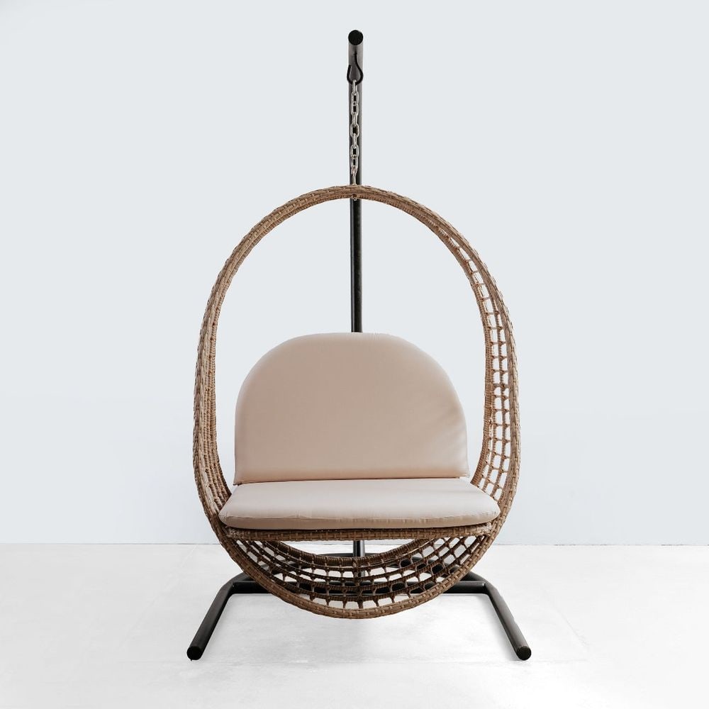 Bohemian Rattan Hanging Chair (1 of 6)