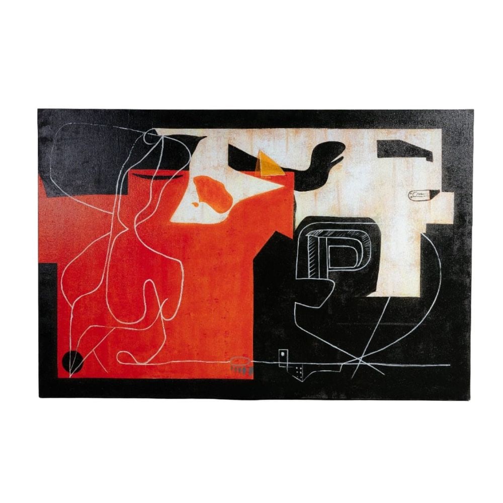 Rumination of Muted Expression Oil on Canvas 72 x 48 in (1 of 4)