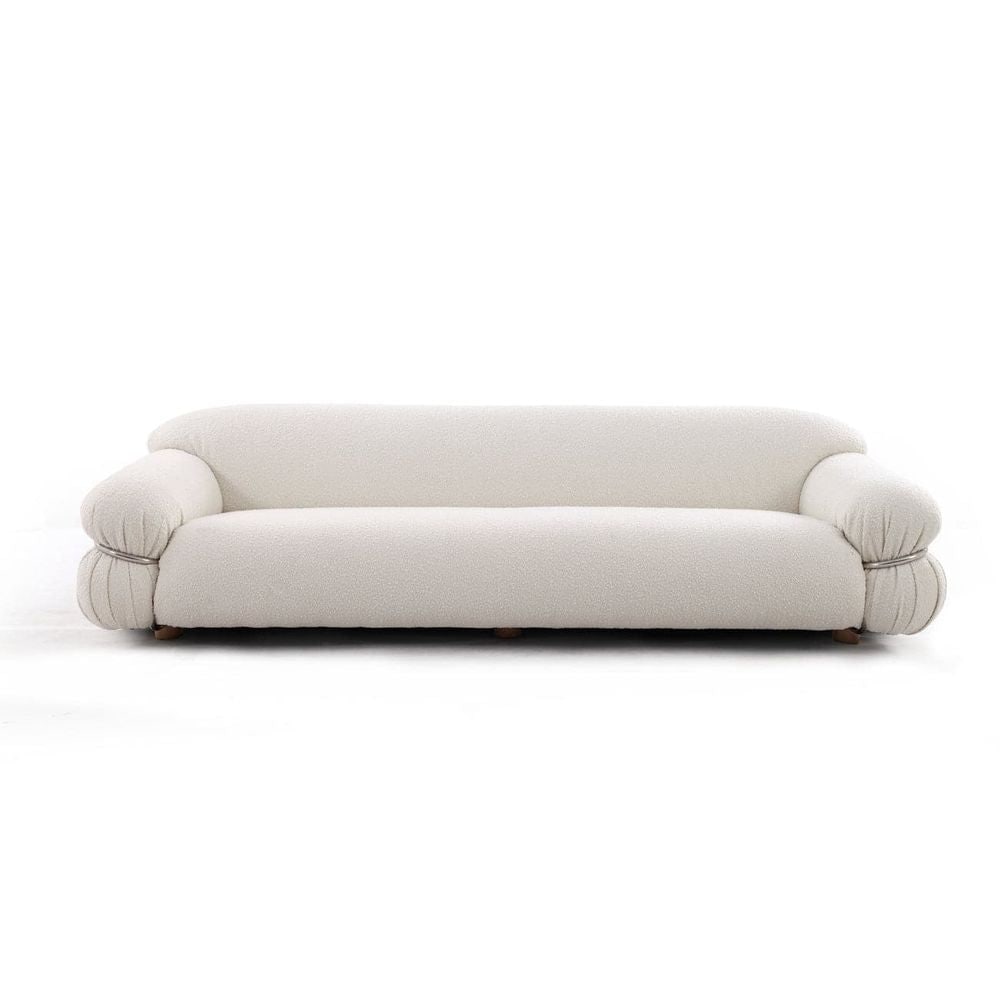 Sasann Three Seater 95 Sofa - Ivory Boucle (1 of 6)