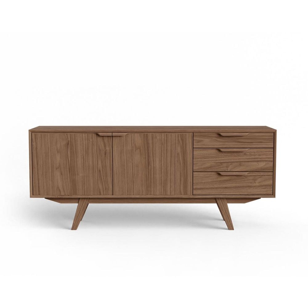 Collier Credenza - Tan Walnut (1 of 8)
